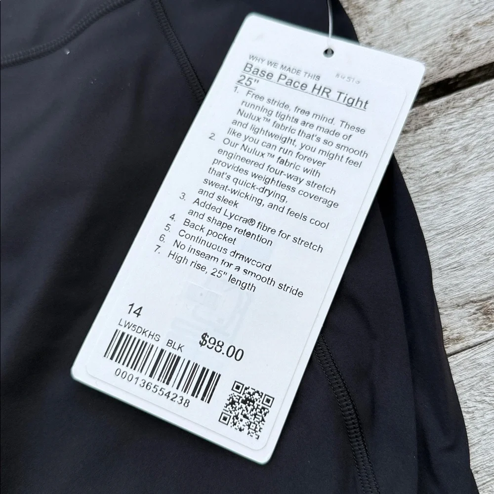 Lululemon Base Pace High-Rise Tight 25